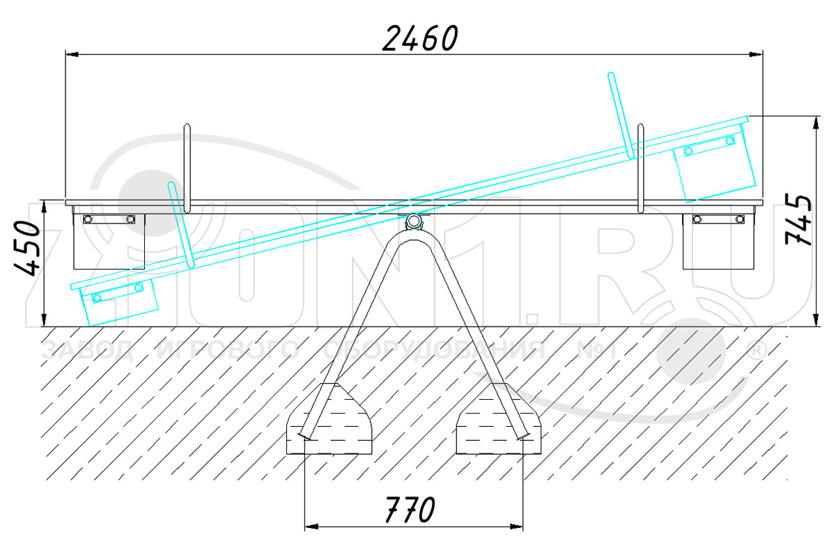 Качалка-балансир ZION Малютка 2 (КЧ037)