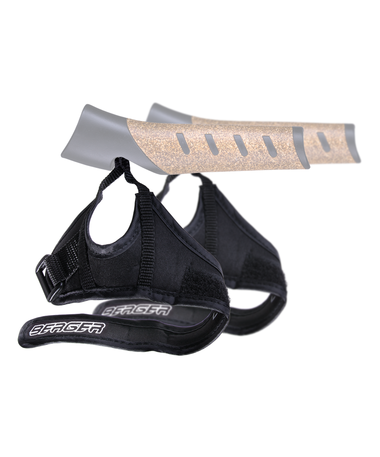 Комплект темляков для скандинавских палок, 2 шт., чёрный