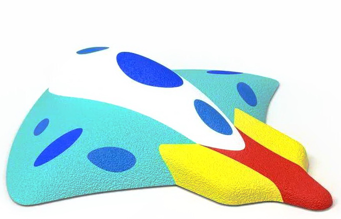 Резиновая 3D-фигура ZION Космолет (для парков и детских площадок)