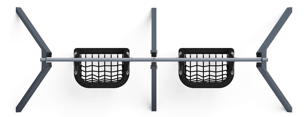 Качели М2 двойные ИО 12.М.08.08.01 (графит)