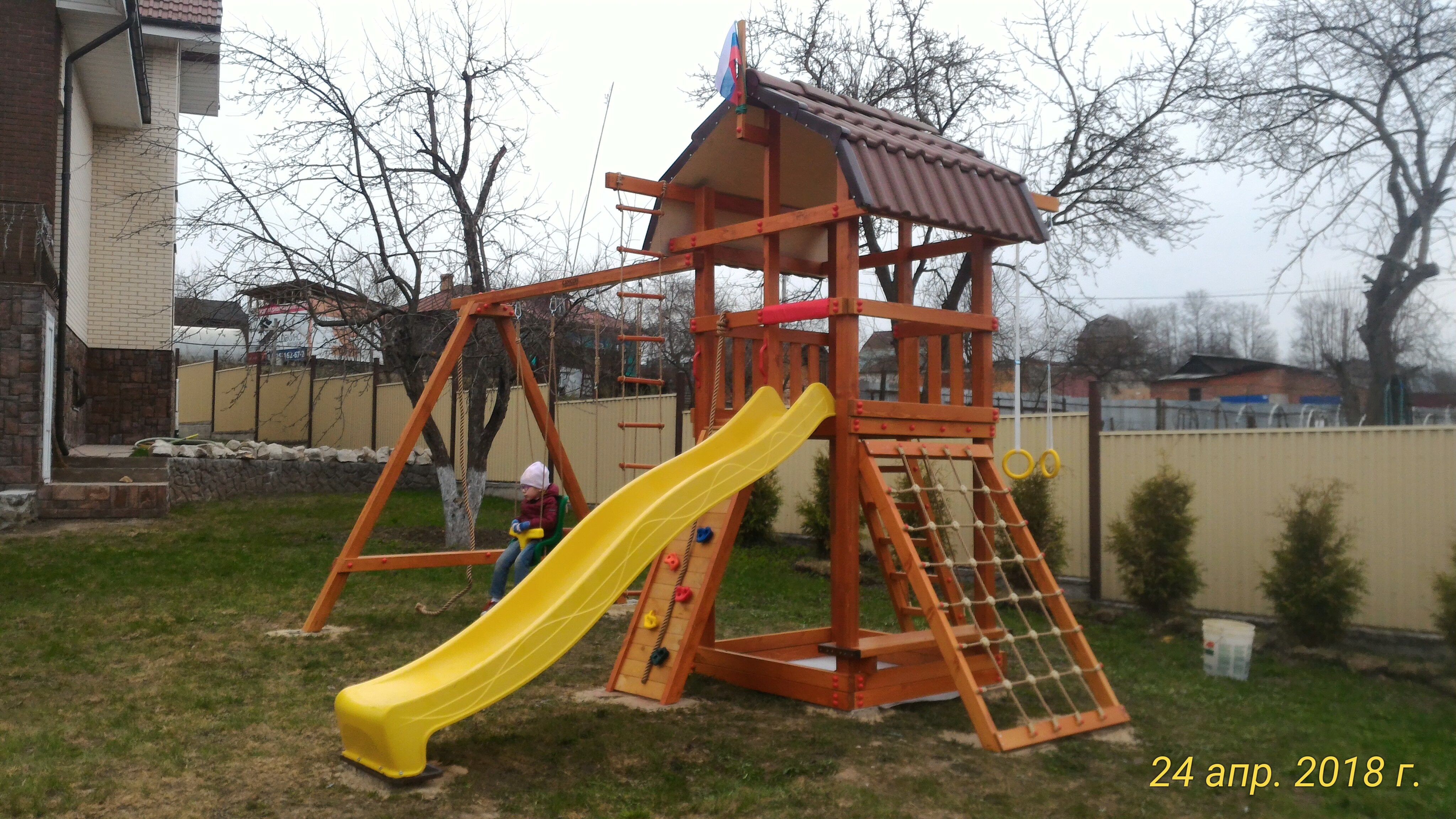 Детская деревянная игровая площадка ТАСМАНИЯ КОМБИ Самсон
