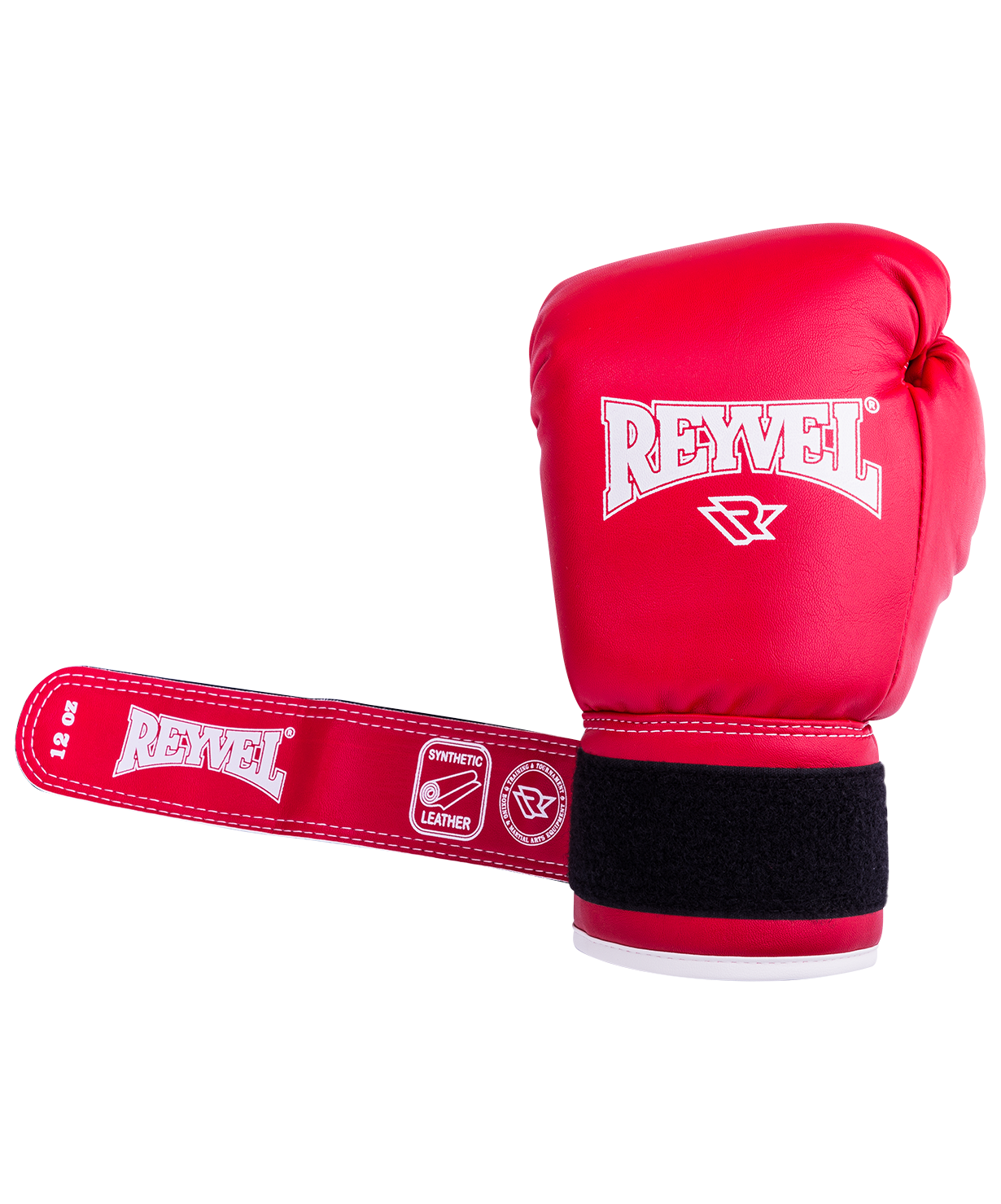 Перчатки боксерские RV-101, 12oz, к/з, красные