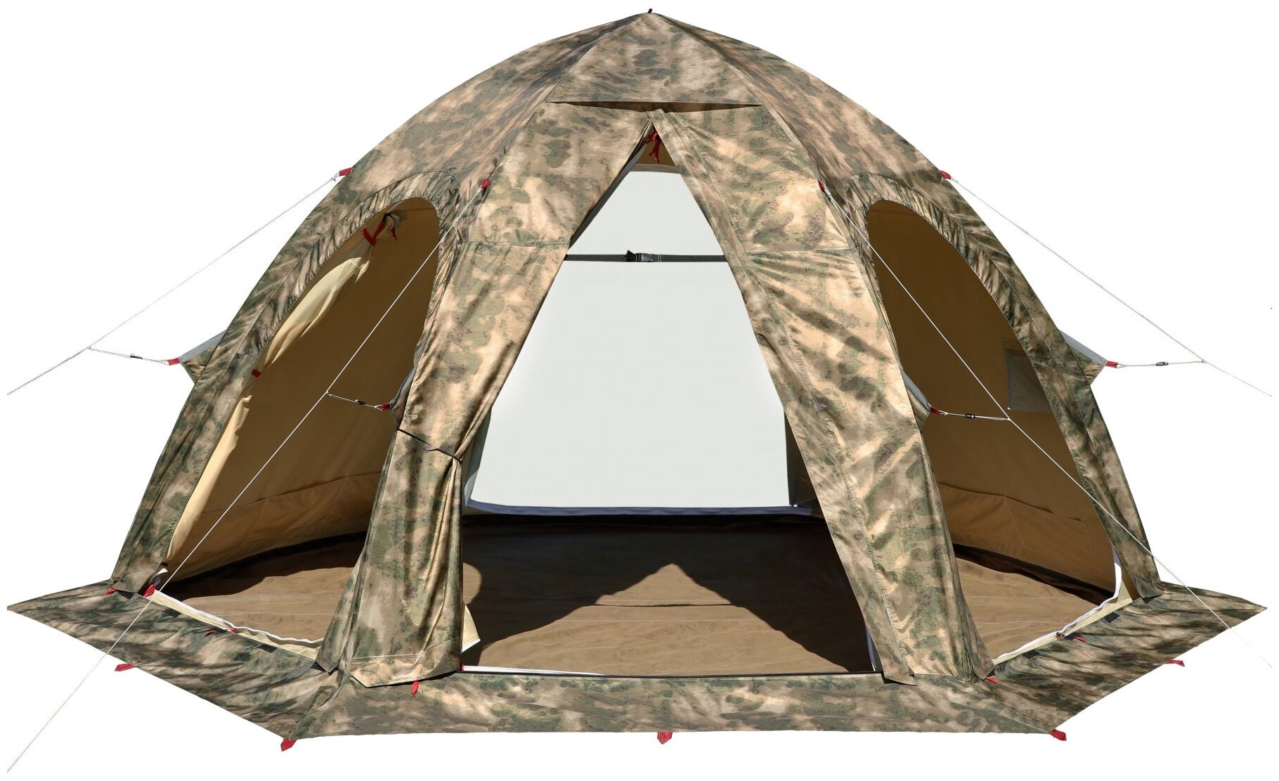 Всесезонная универсальная палатка ЛОТОС 5У (легкий тент; стеклокомпозитный каркас)