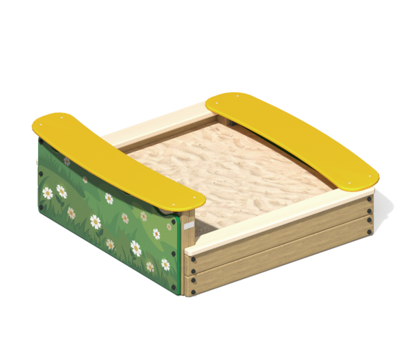 Песочница для детской площадки Ромашковое поле  ПС-01.4