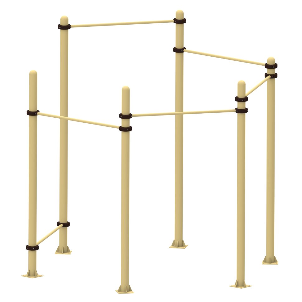 Комплекс турников шестигранник Air-Gym YSK44