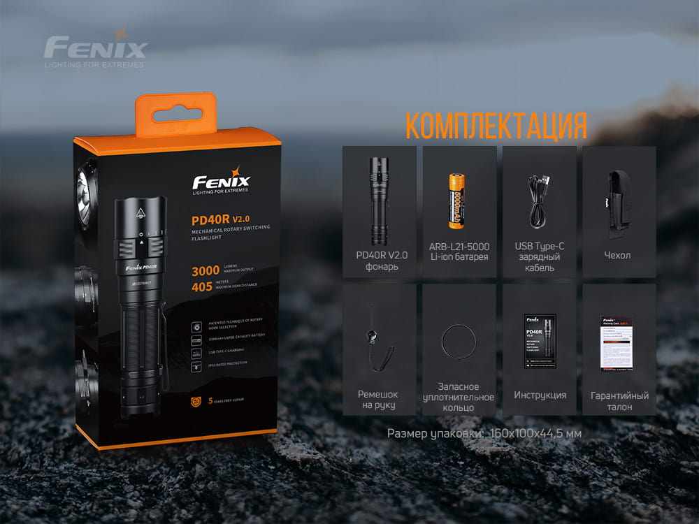 Фонарь Fenix PD40RV2.0