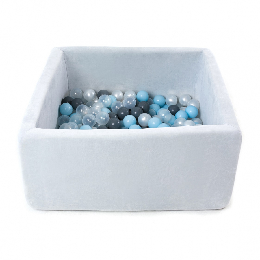 Детский сухой бассейн Romana Airpool Box (Серый + 200 шаров)