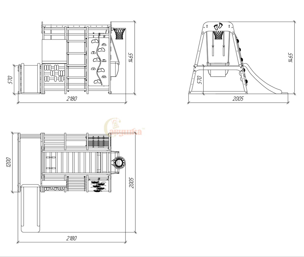 Игровой комплекс Савушка НЕПОСЕДА 6