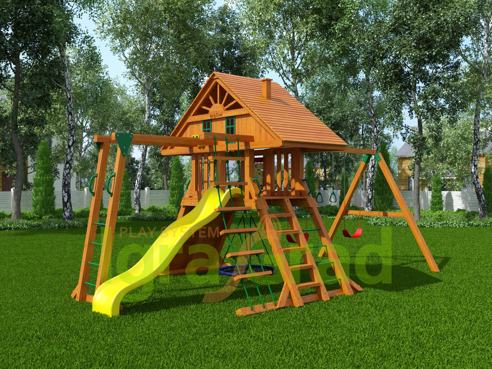 Детская площадка IgraGrad Крепость Фани с рукоходом (домик)
