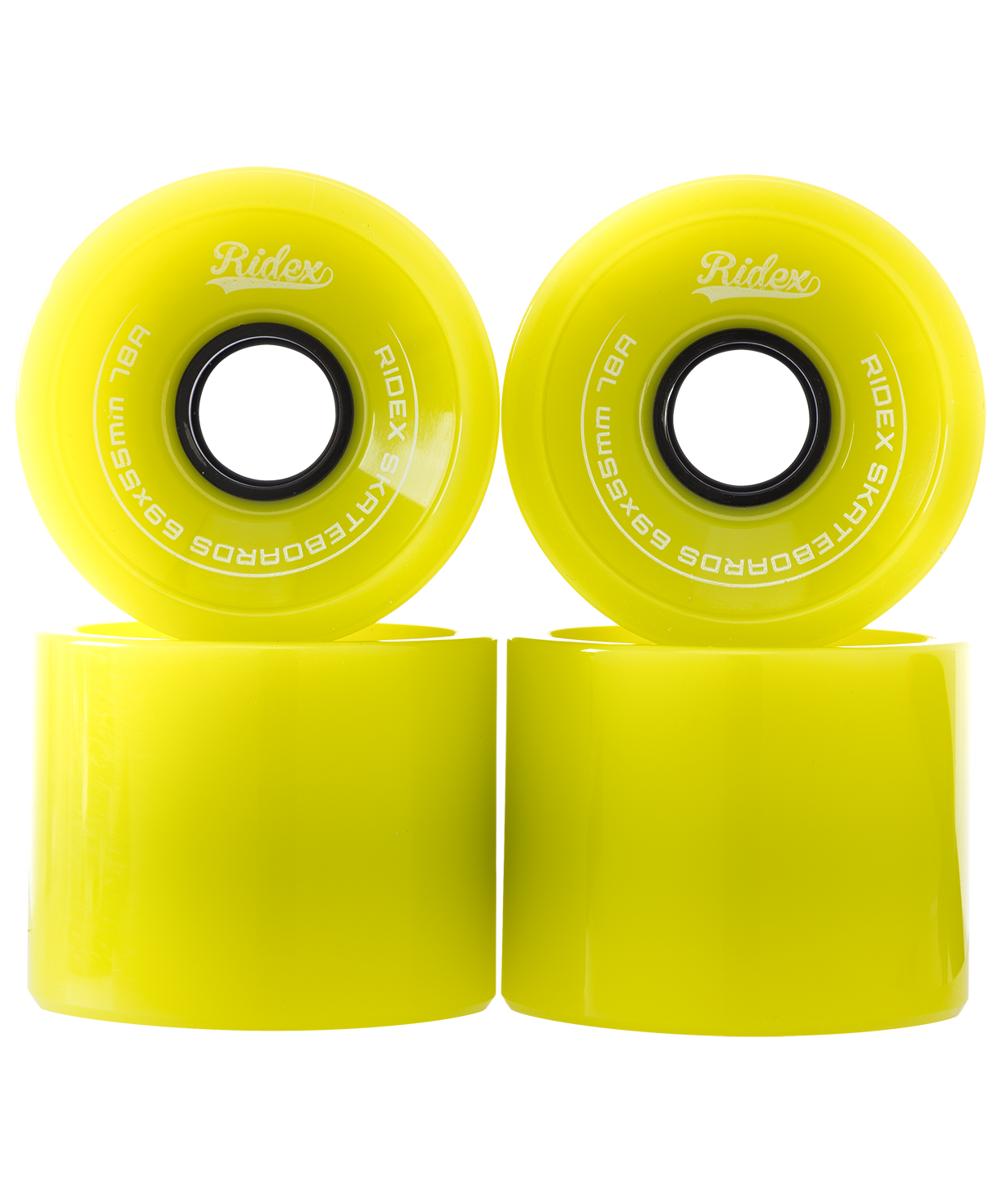 Комплект колес для лонгборда SB, зеленый, 4 шт.