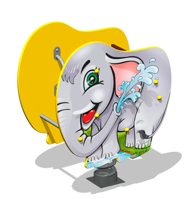 Качалка на пружине ZION Слоник