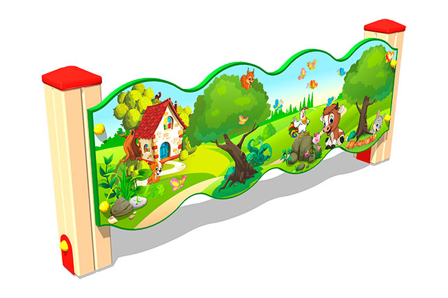 Ограждение детской площадки ZION Лесной мир У2 (ОГД057)