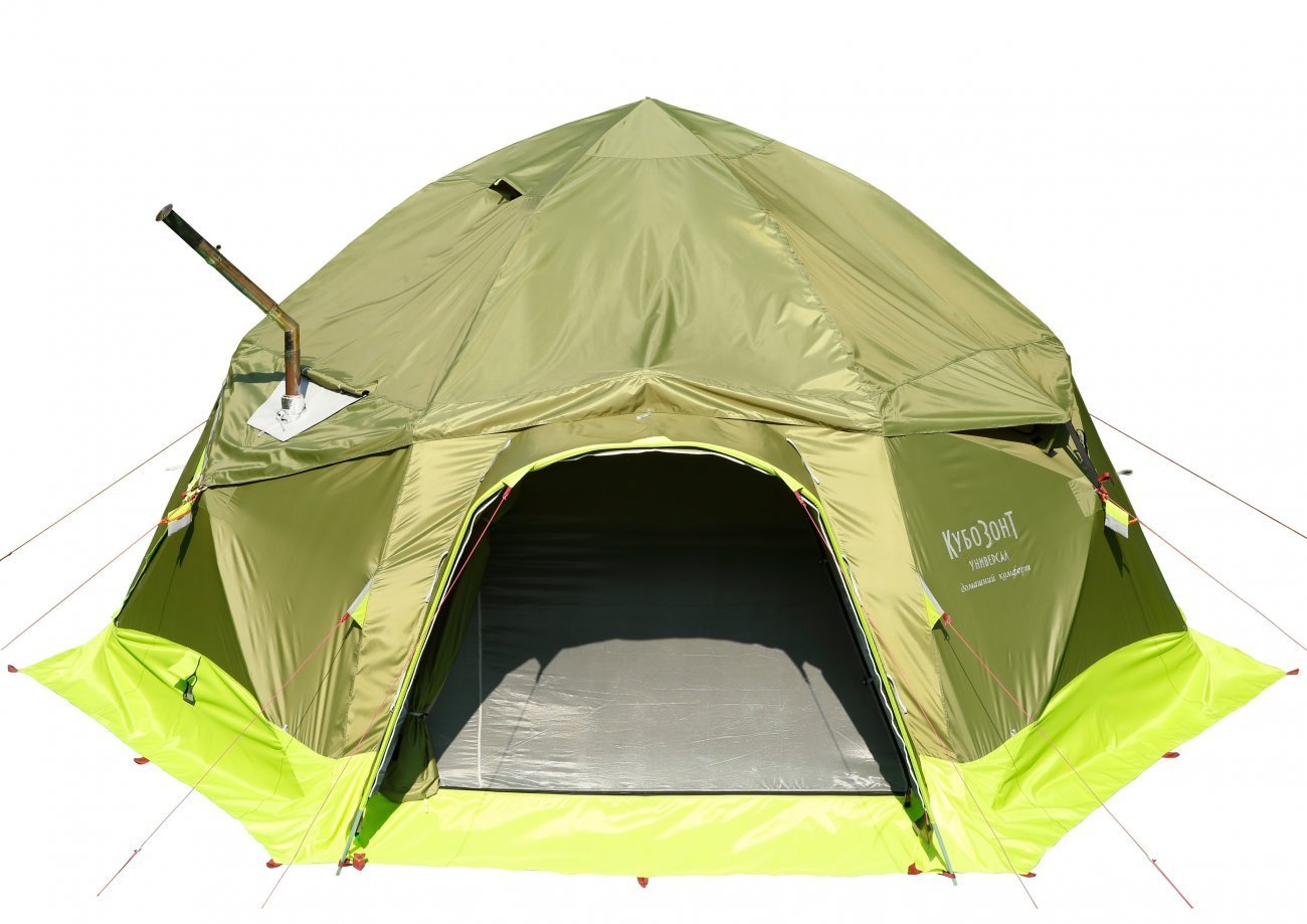 Универсальная палатка ЛОТОС КубоЗонт 6-У Классик (влагозащитный колпак; стеклокомпозитный каркас)