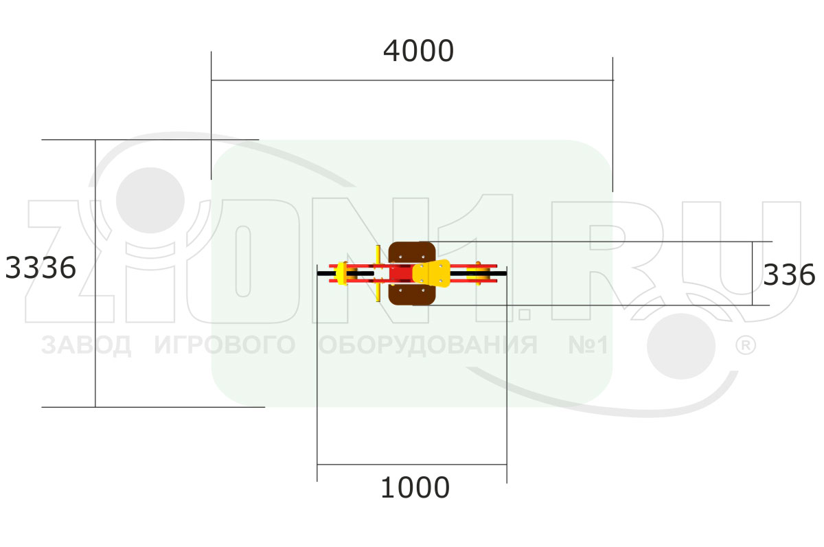 Качалка на пружине ZION Байк