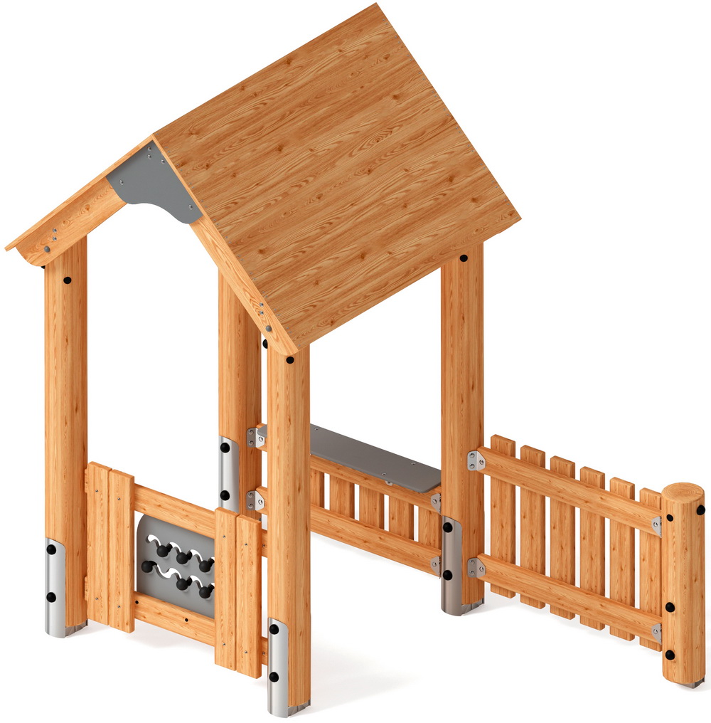 Домик для детской площадки (Лиственница) МФ 10.24.02-Л