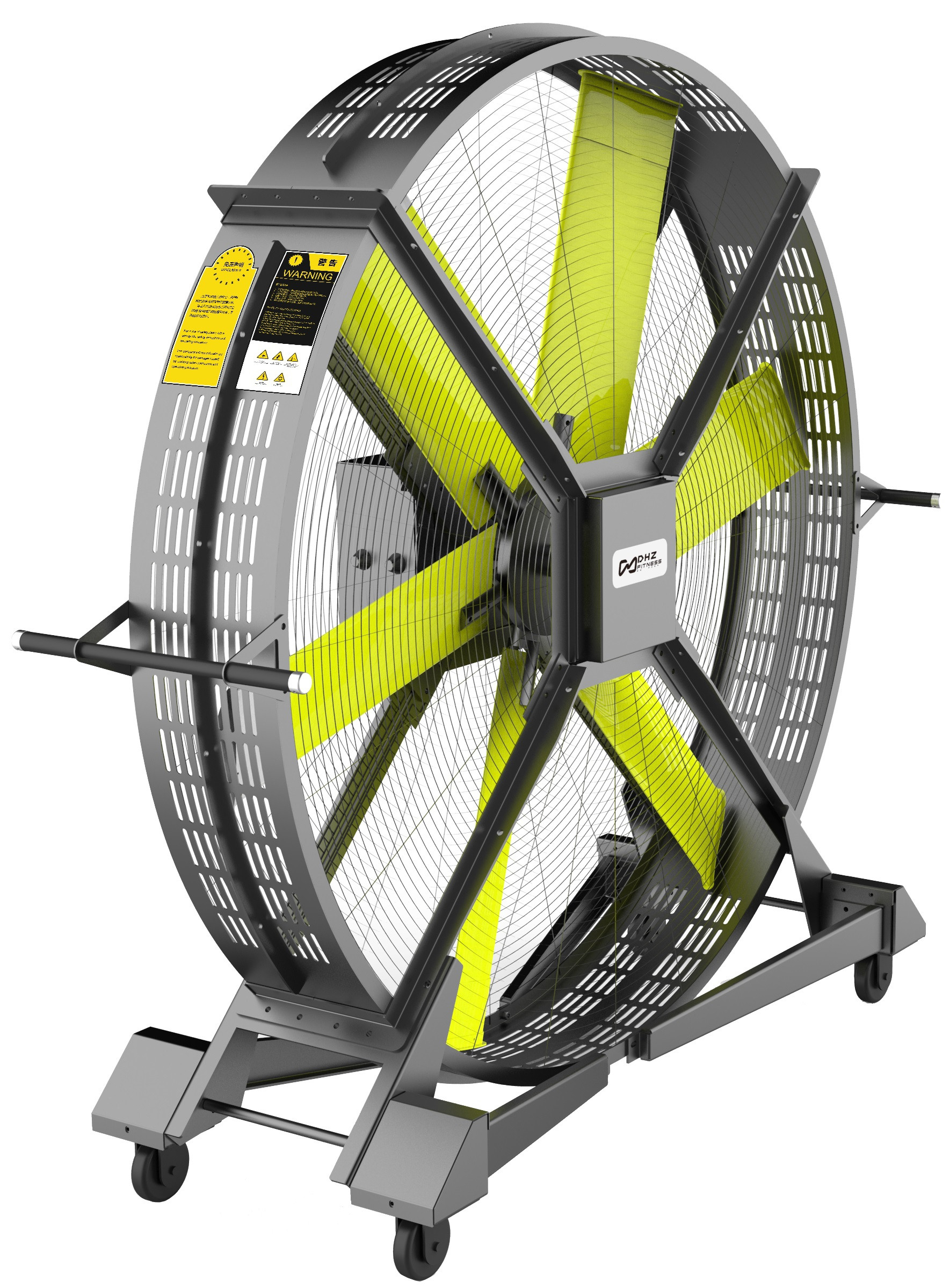 Вентилятор мобильный DHZ, для тренажерного и кроссфит зала