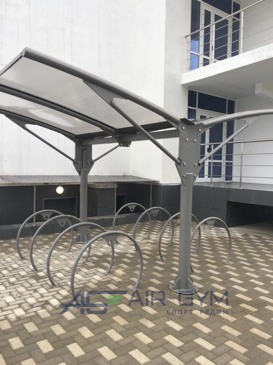 Велопарковка с навесом НИКА