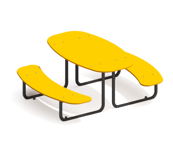 Стол со скамейками для детской площадки Солар МФ-10.7
