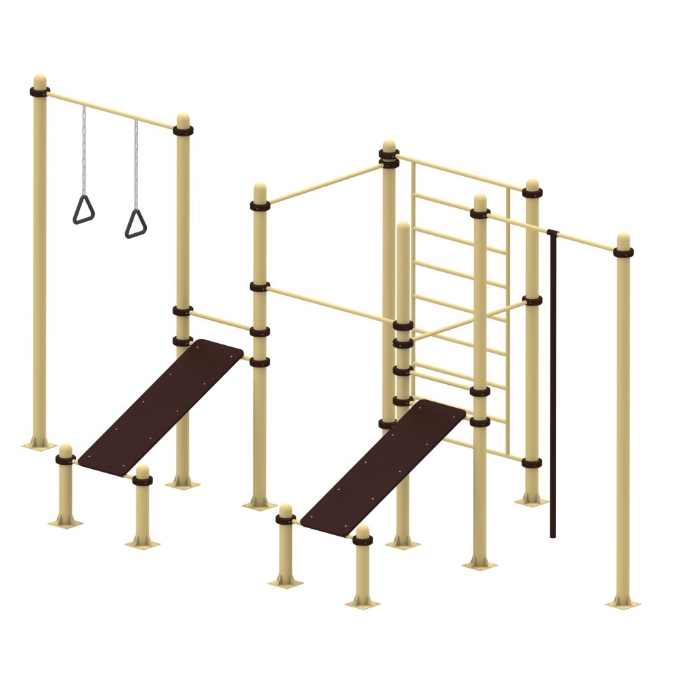 Комплекс спортивный  для подготовки к сдаче нормативов ГТ 02 Air-Gym YSK81