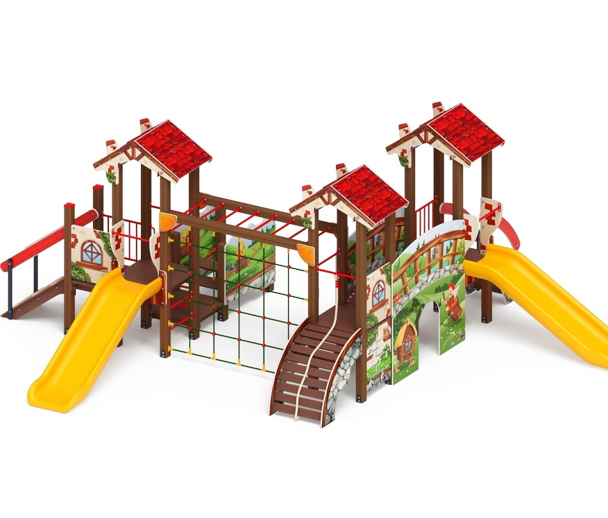 В ГОСТЯХ У СКАЗКИ детский игровой комплекс ДИК 1.05.01-29 (H=900)