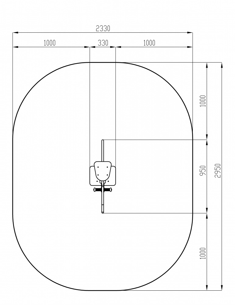 МОТОЦИКЛ (красный) качалка на пружине ИО 22.03.01-02