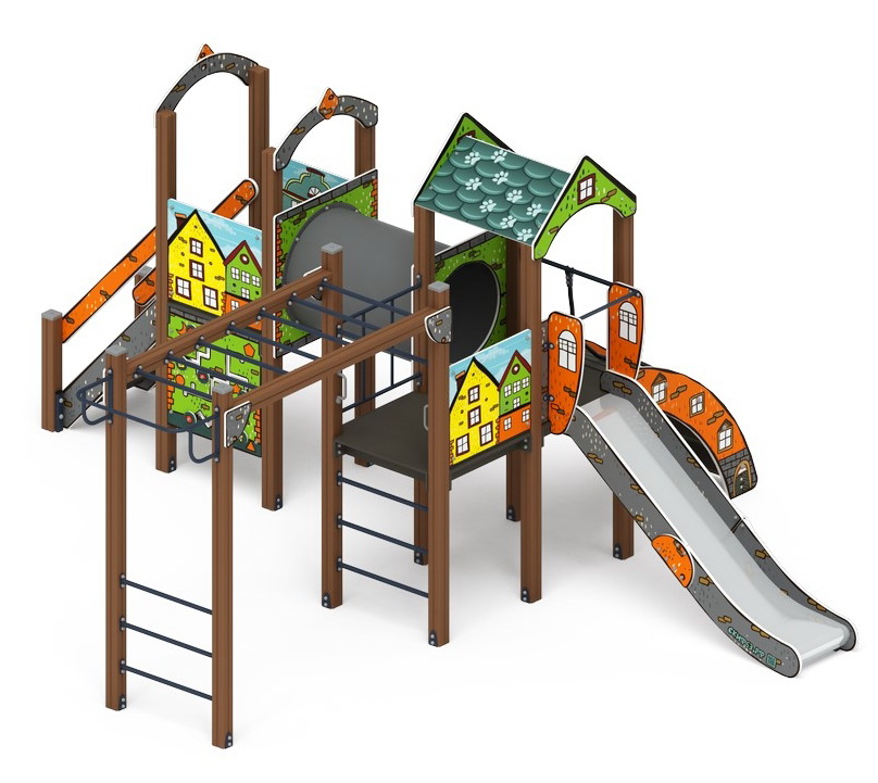 РАДА (Город) детский игровой комплекс ДИК 2.01.2.08-21 (Н=1200)