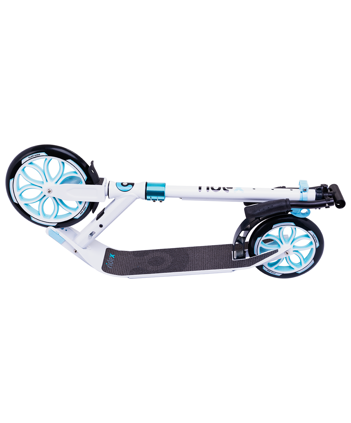 Самокат 2-колесный Supreme 255/215 мм, белый