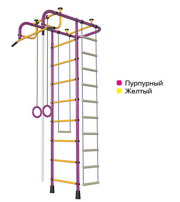 Спортивный комплекс Пионер А зелёно/жёлтый
