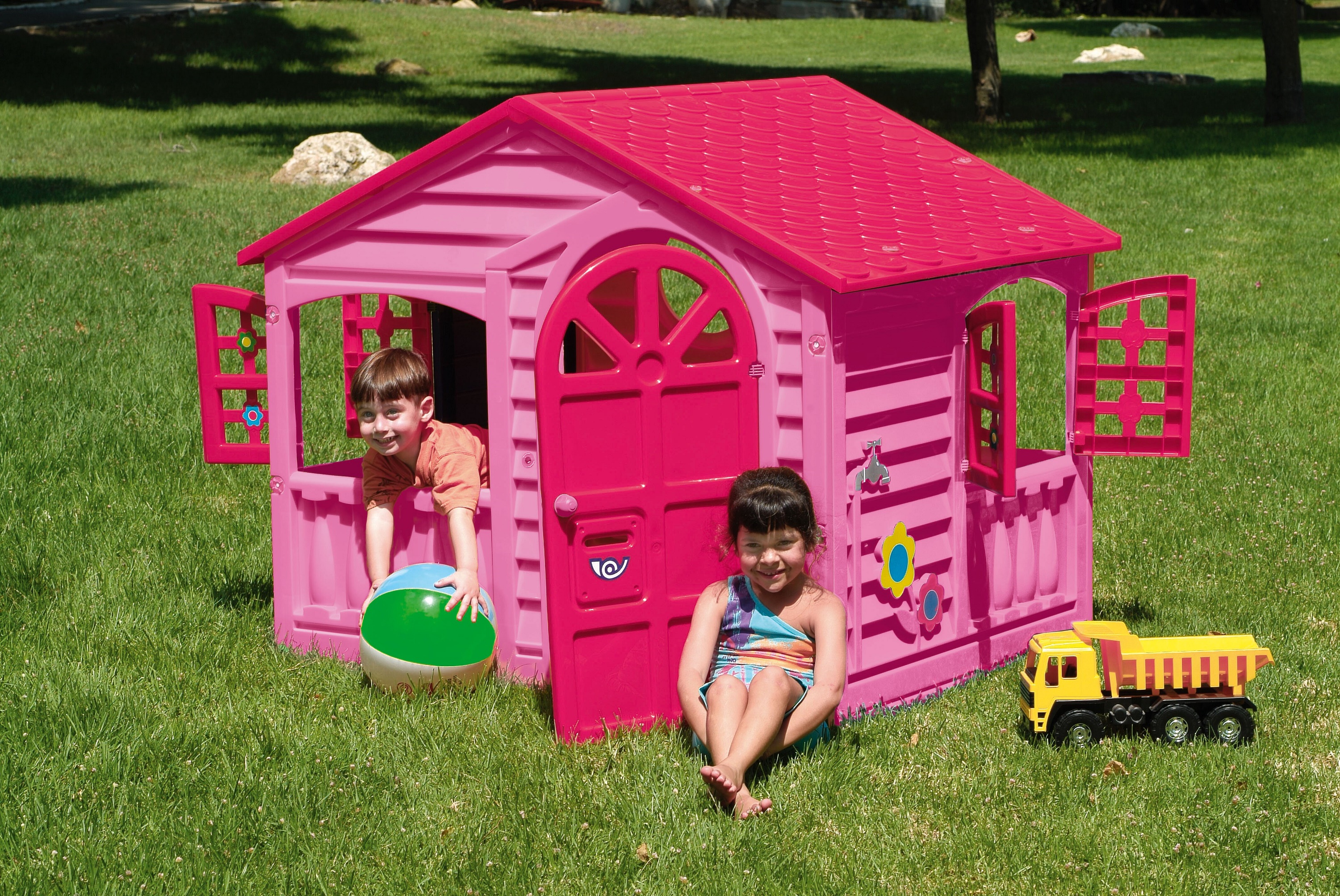 Домик игровой 360 розовый