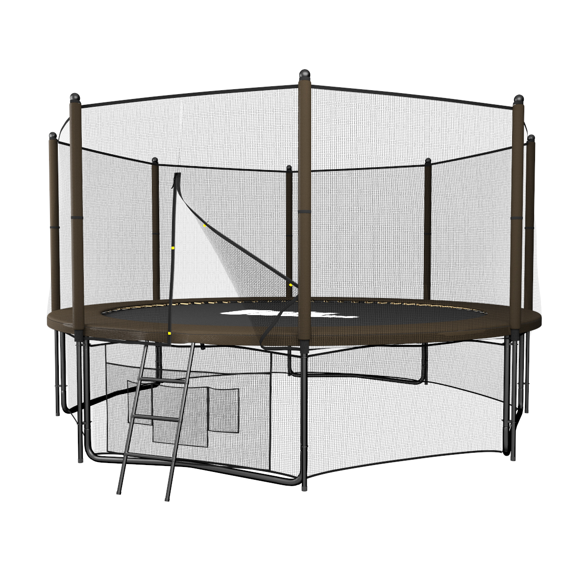 Батут UNIX line 10 ft Black&Brown (outside)