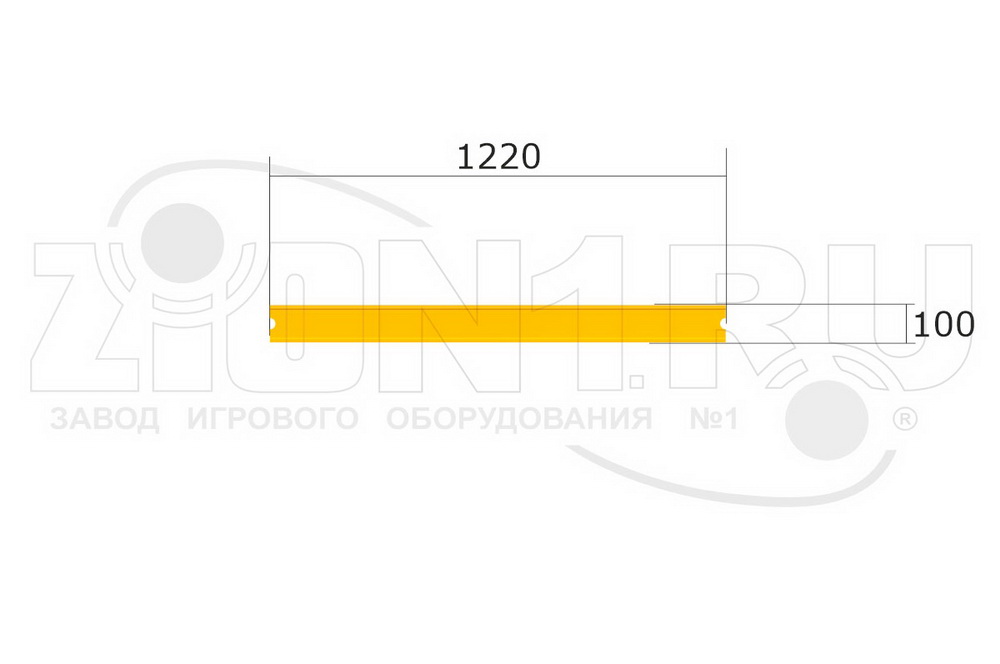 Планка индикатора бруска для отталкивания ZION (СЭ269)