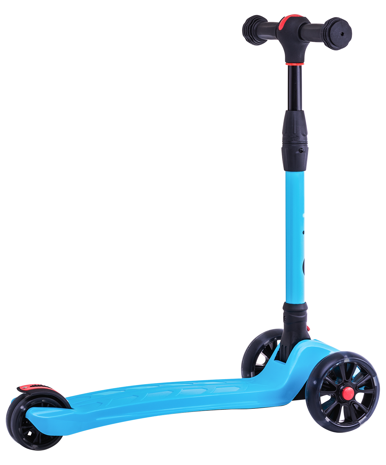 Самокат 3-колесный Stark 3D, 135/90 мм, синий