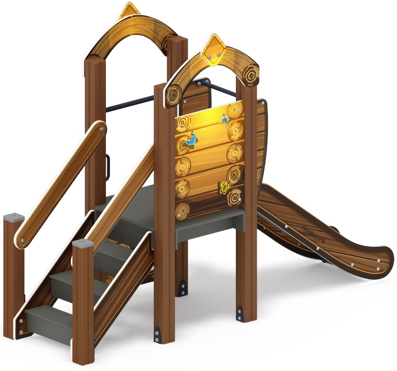 МАЛЫШ горка (Эко) (Н=750) ИО 41.01.01-02