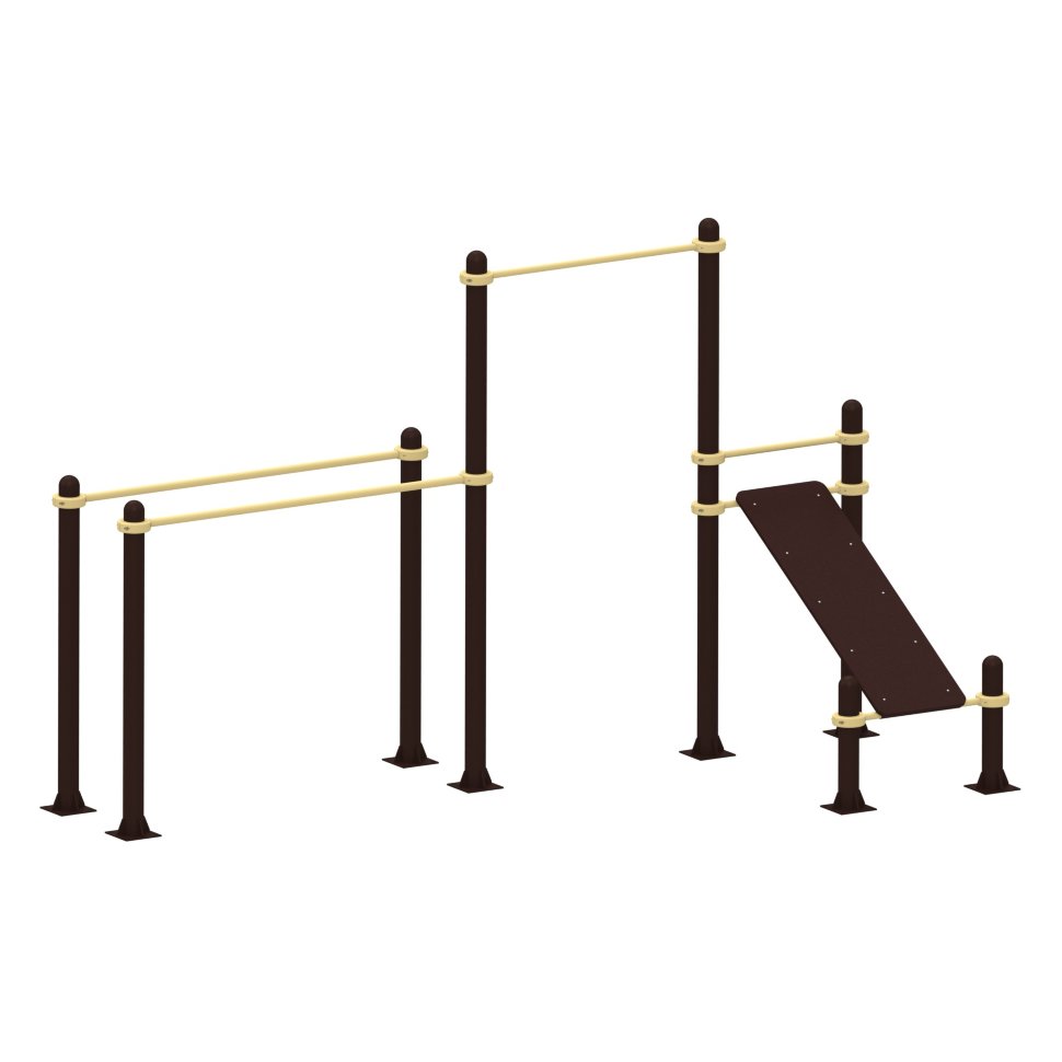 Турник, брусья, скамья для пресса Air-Gym YSK45