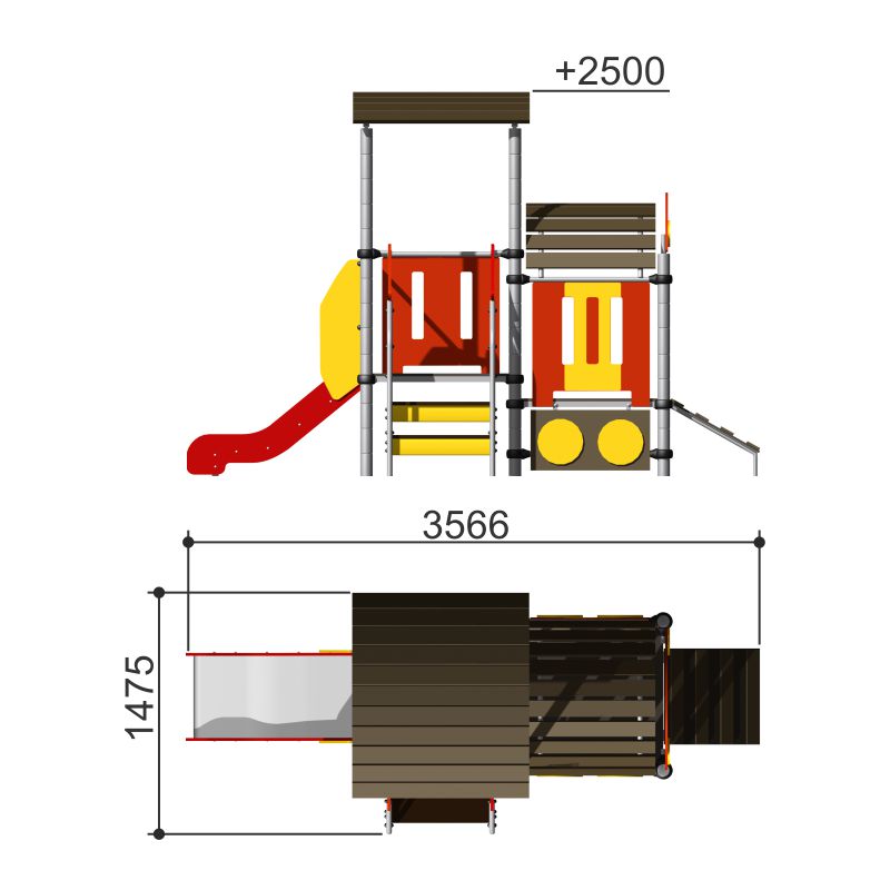 Игровой комплекс Паровоз «Romana 111.07.00»
