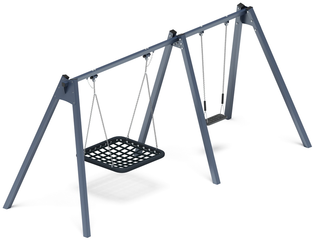 Качели М2 двойные ИО 12.06.03.01 (графит)