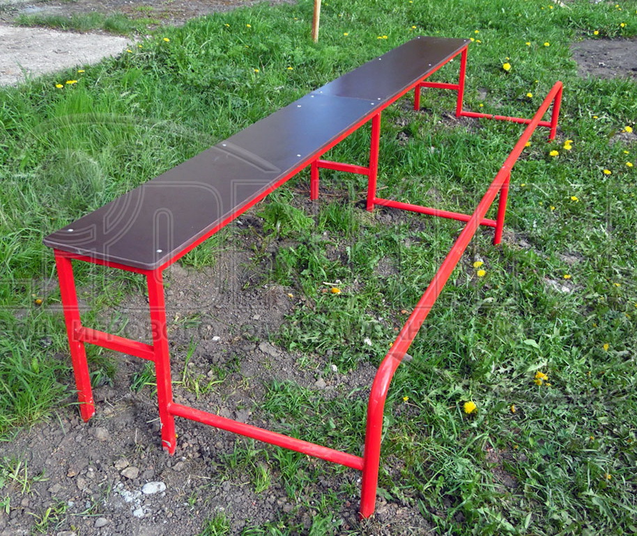 Скамья гимнастическая ZION с упором для ног (СЭ052)