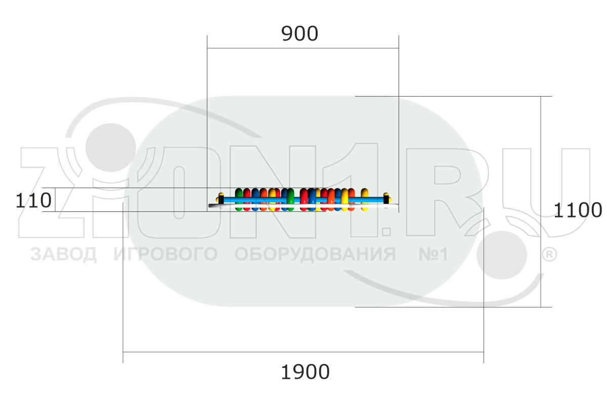Игровая панель ZION Счеты-Обезьянка (ИМ049)