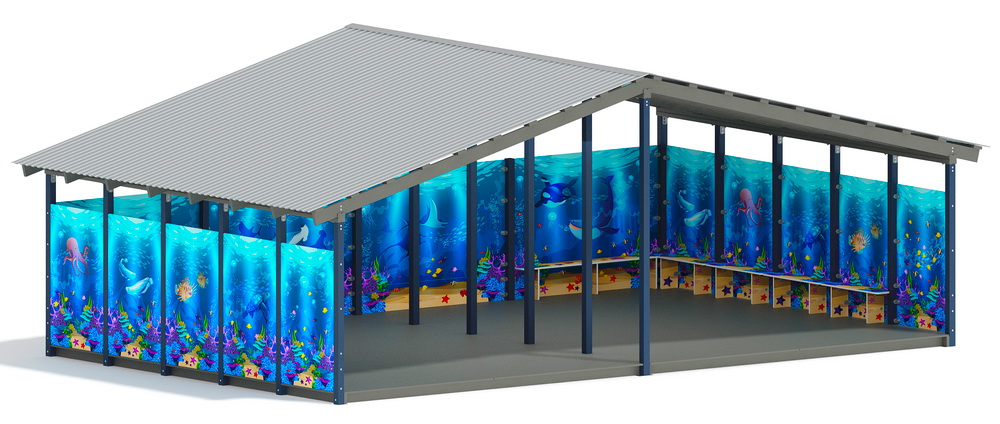 Теневой навес (Морской) МФ 70.8.5-04