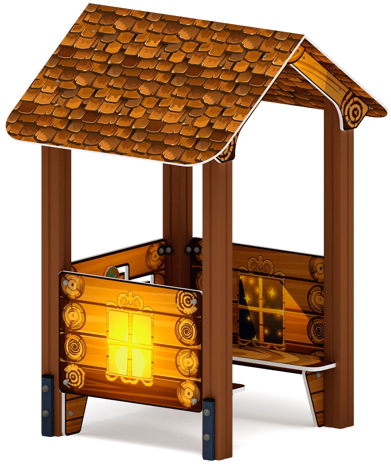 ДОМИК МАЛЫЙ 3 (Эко) для детской площадки МФ 10.01.03-02