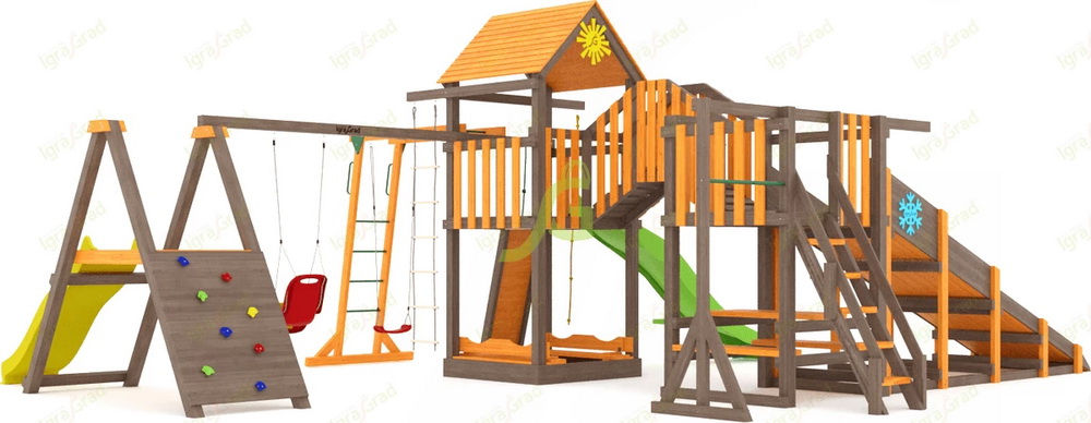 Всесезонная площадка IgraGrad С Мостик 2 SF1