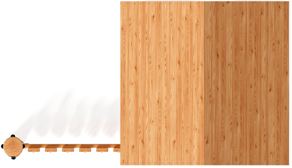 Домик для детской площадки (Лиственница) МФ 10.24.02-Л