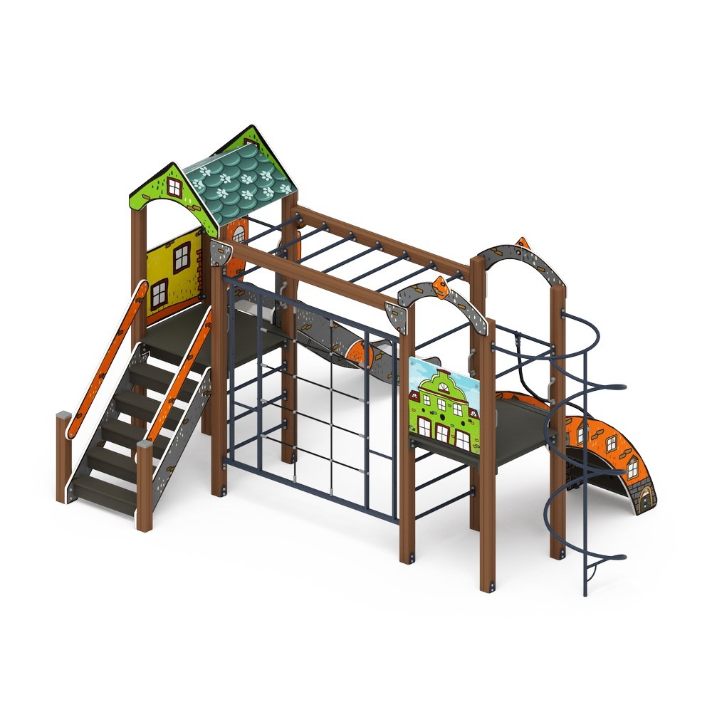 РАДА (Город) детский игровой комплекс ДИК 2.01.2.07-01 (H=1200)