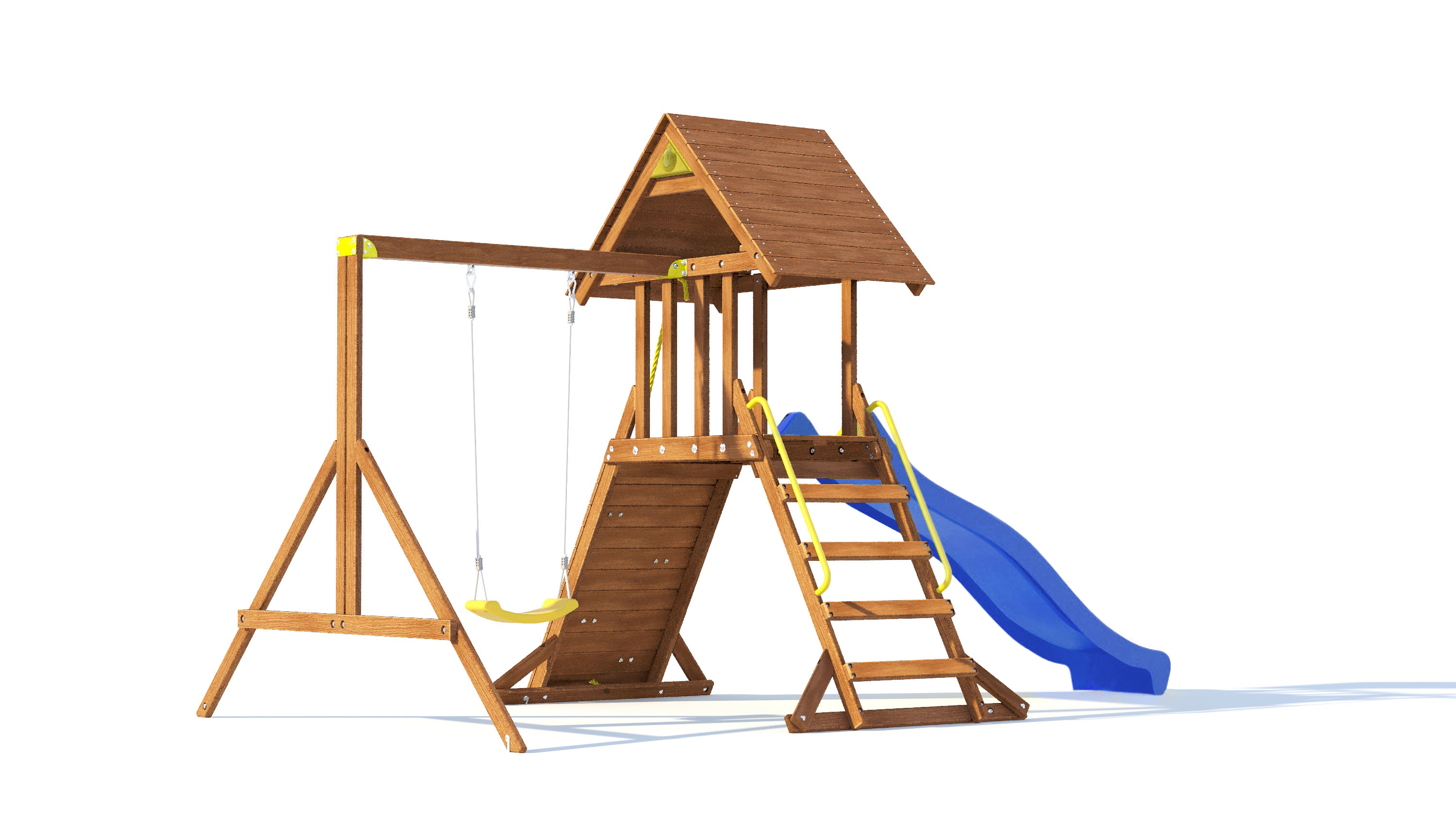 Детский деревянный игровой комплекс КРЕПОСТЬ СВОБОДЫ