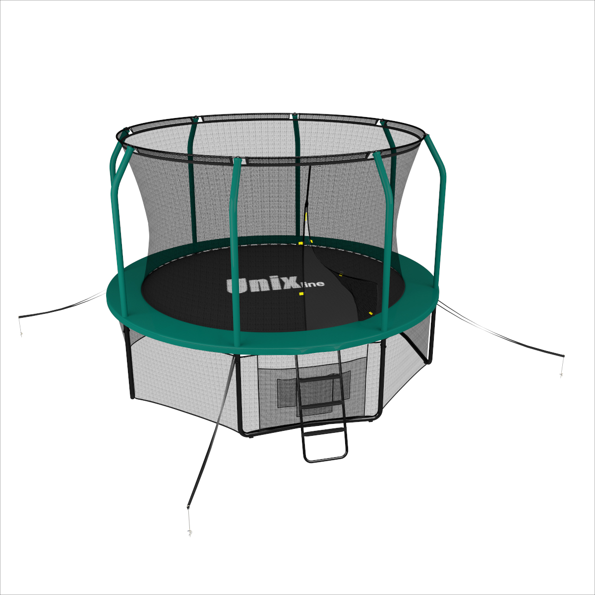 Батут UNIX line 8 ft SUPREME (green)