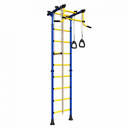 Детский спортивный комплекс ДСКМ "Комета-2" ЭКОНОМ (ДСКМ-2-8.00.Г.490.01-11) сине/жёлтый