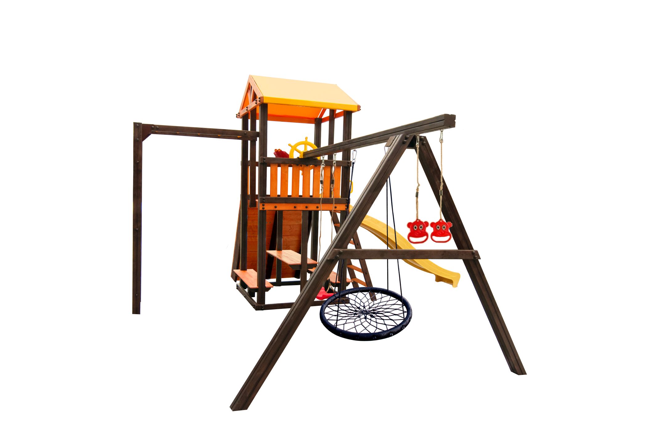 Игровой комплекс Perfetto sport «Bari-8» + качели "Паутина"