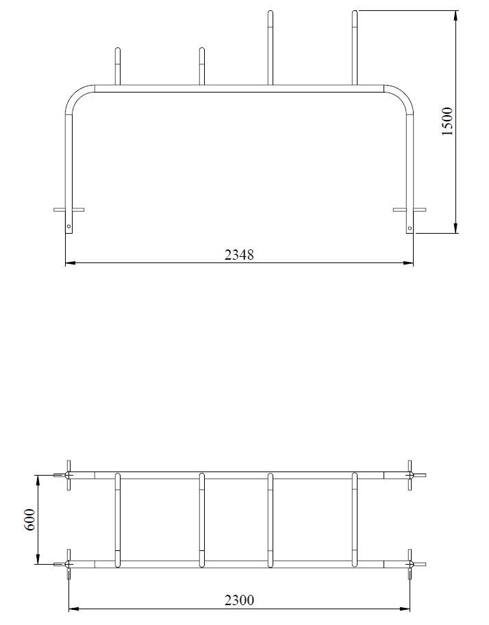 Сложные брусья уличные Air Gym YT74
