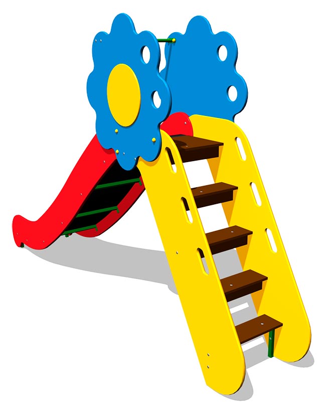 Горка детская ZION Цветик H=1250 (Г044)