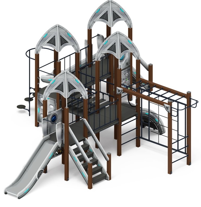 КОСМОПОРТ детский игровой комплекс ДИК 2.14.07-11 (H=1200)